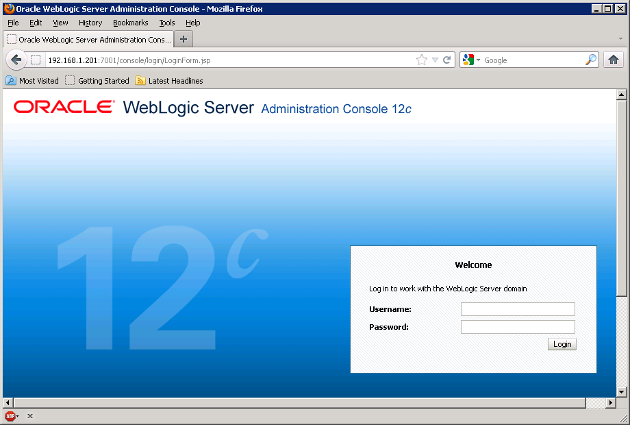 Weblogic Installation on Centos